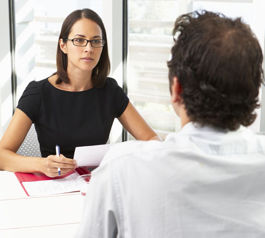 Businesswoman Interviewing A Candidate