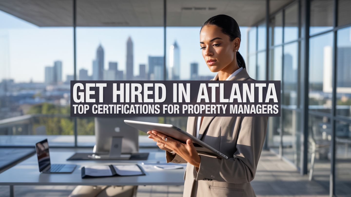 Certifications That Boost Your Chances For Property Management Jobs In Atlanta
