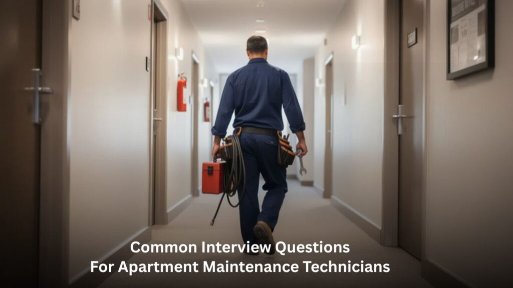 Common Interview Questions for Apartment Maintenance Technicians