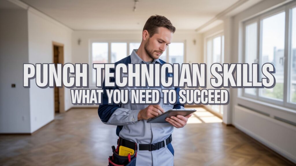 Skills Every Punch Technician Needs to Succeed