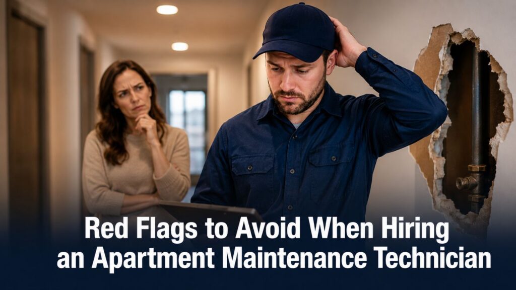 Red Flags to Avoid When Hiring an Apartment Maintenance Technician